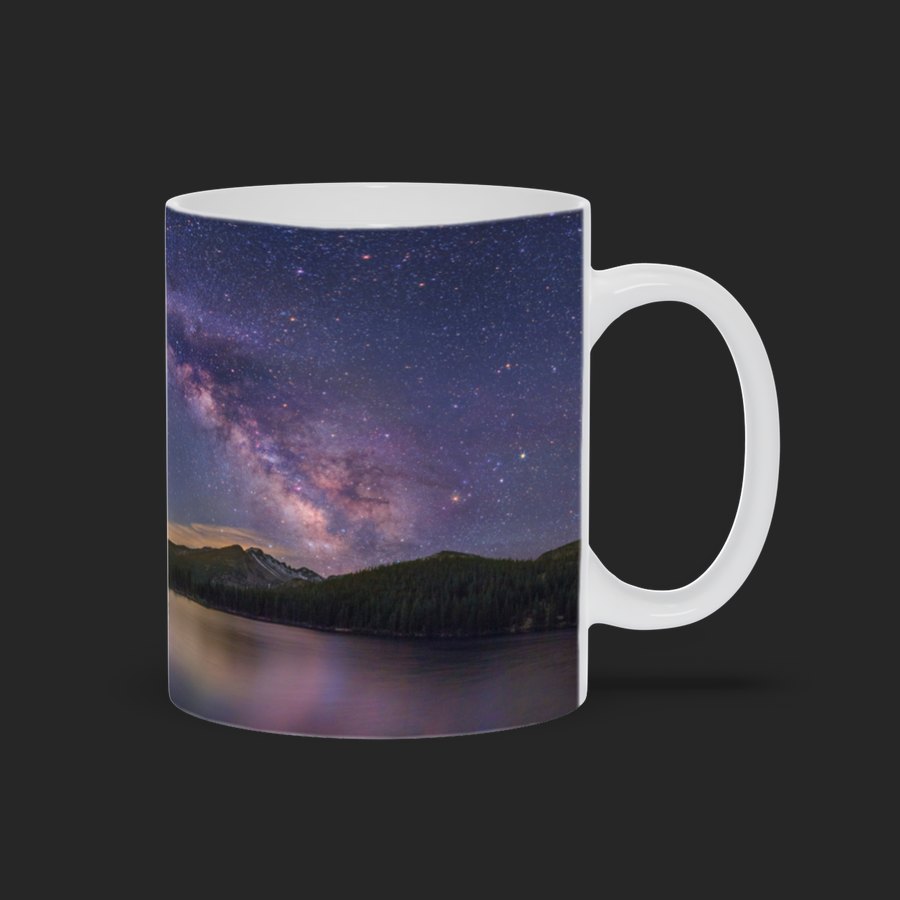 Milky Way over Bear Lake Mug