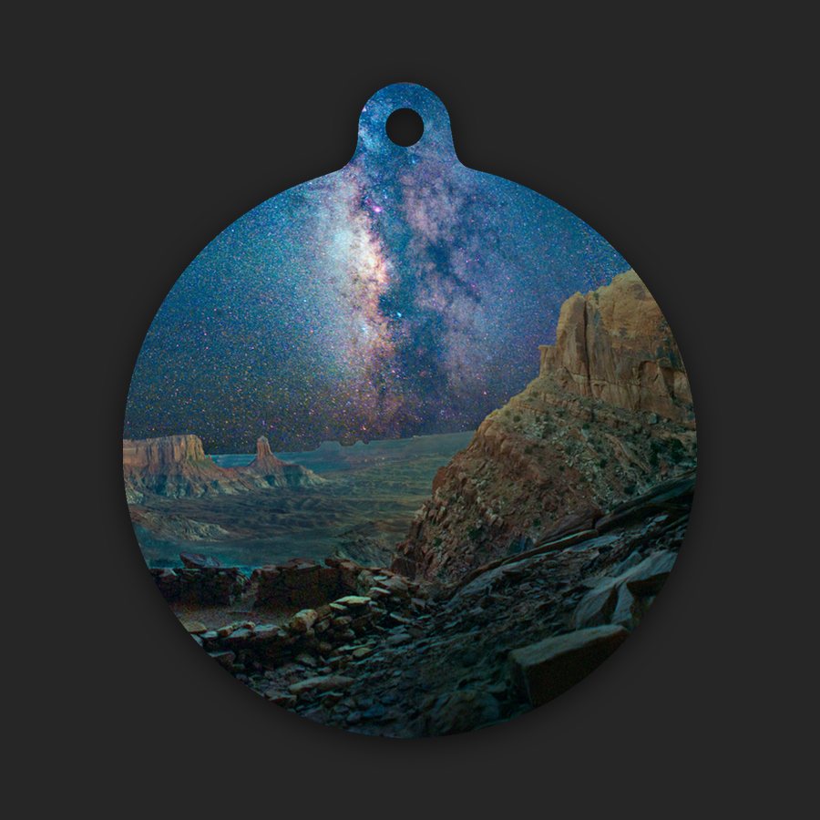 False Kiva with Jupiter and the Milky Way Ornament