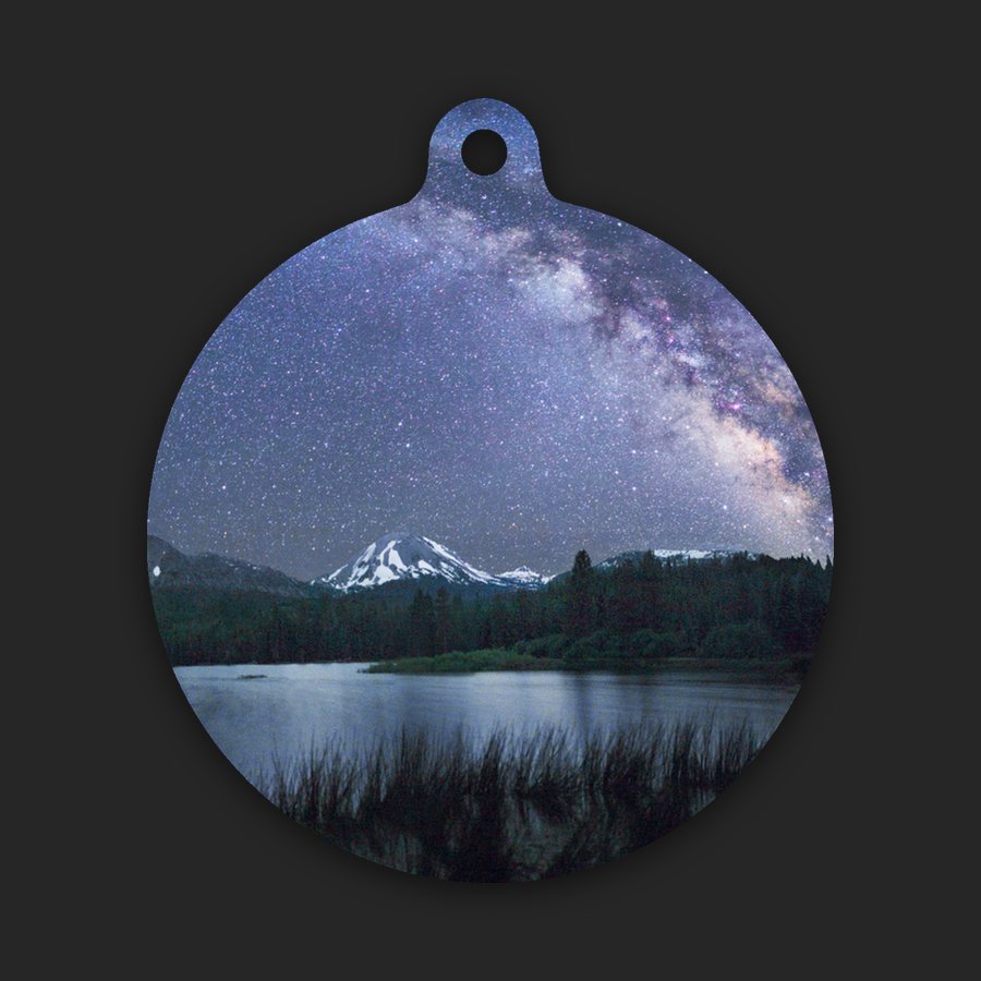 Milky Way Rising over Manzanita Lake Ornament
