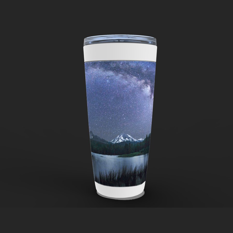 Milky Way Rising over Manzanita Lake Tumbler