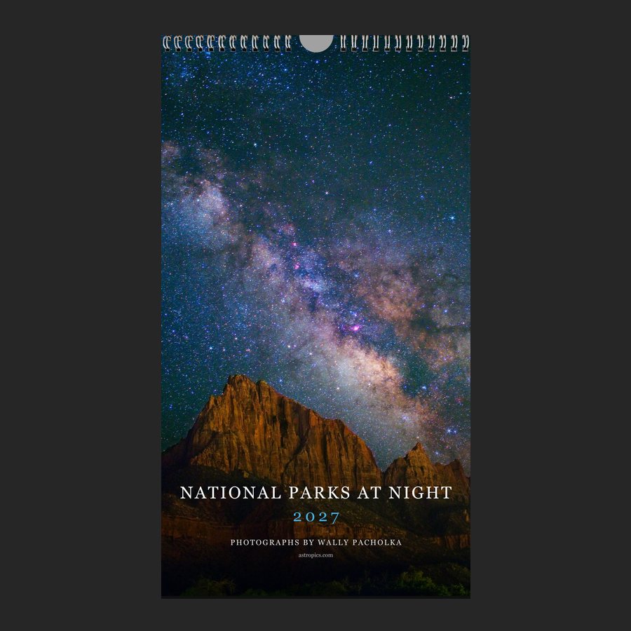 National Parks at Night 2027 Wall Calendar