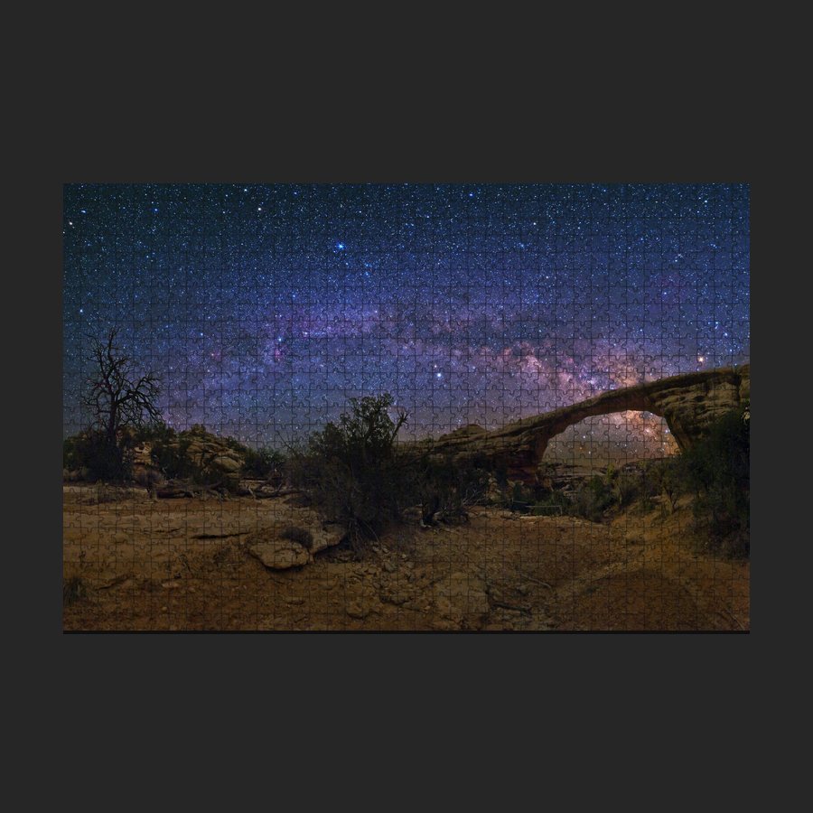Milky Way Arch over Owachomo Bridge Puzzle