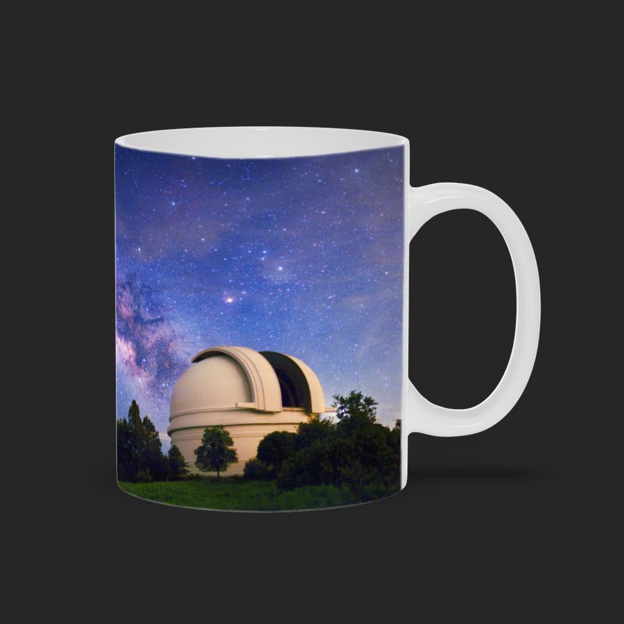 Milky Way over Palomar Observatory Mug