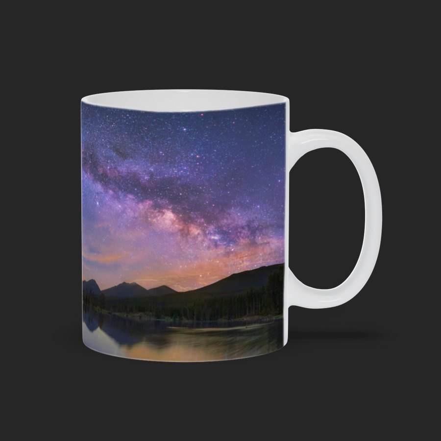 Milky Way over Sprague Lake Mug