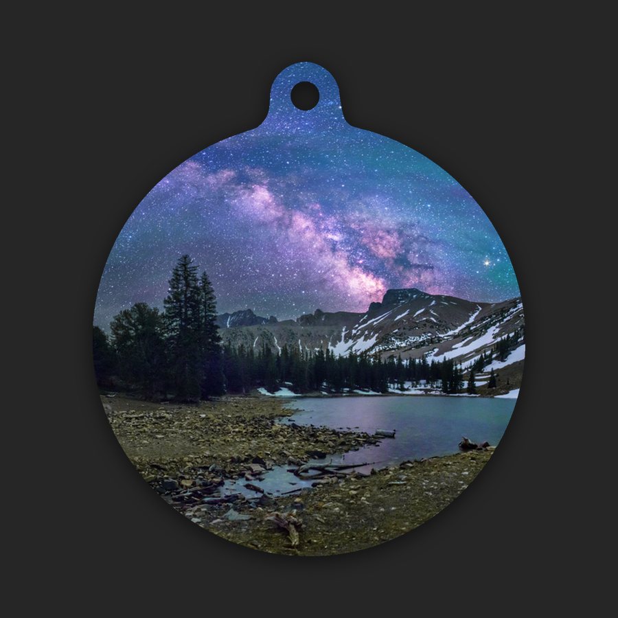 Milky Way over Stella Lake Ornament