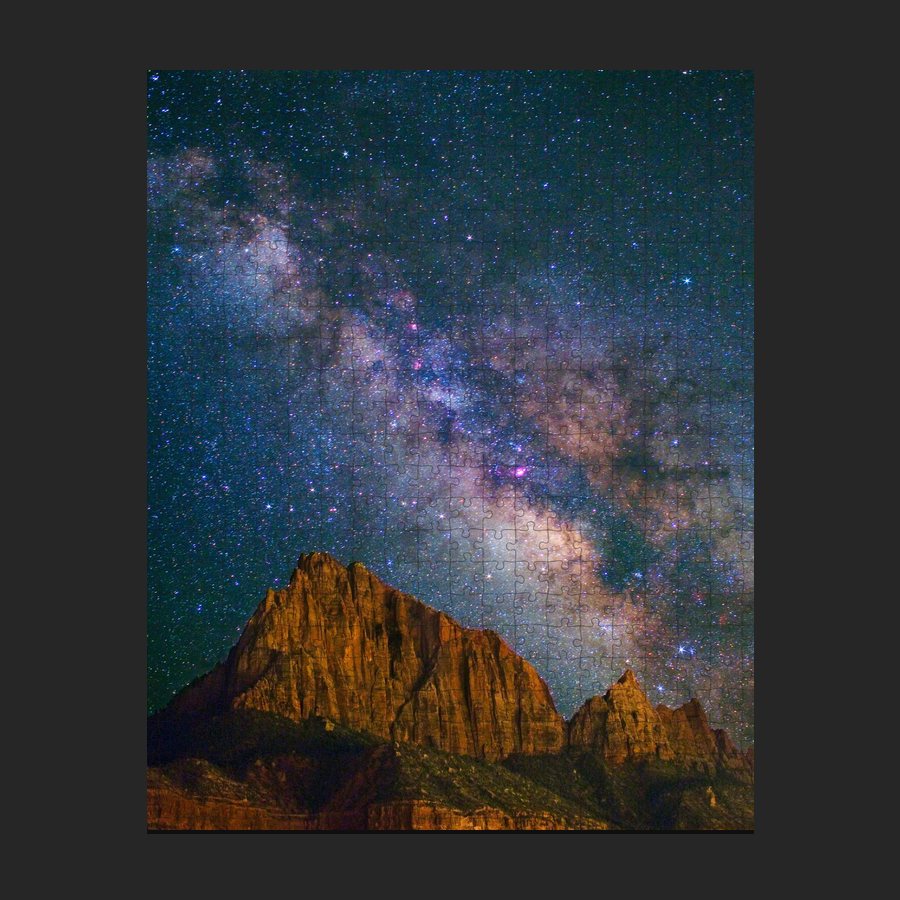 Milky Way Rising over Zion Puzzle